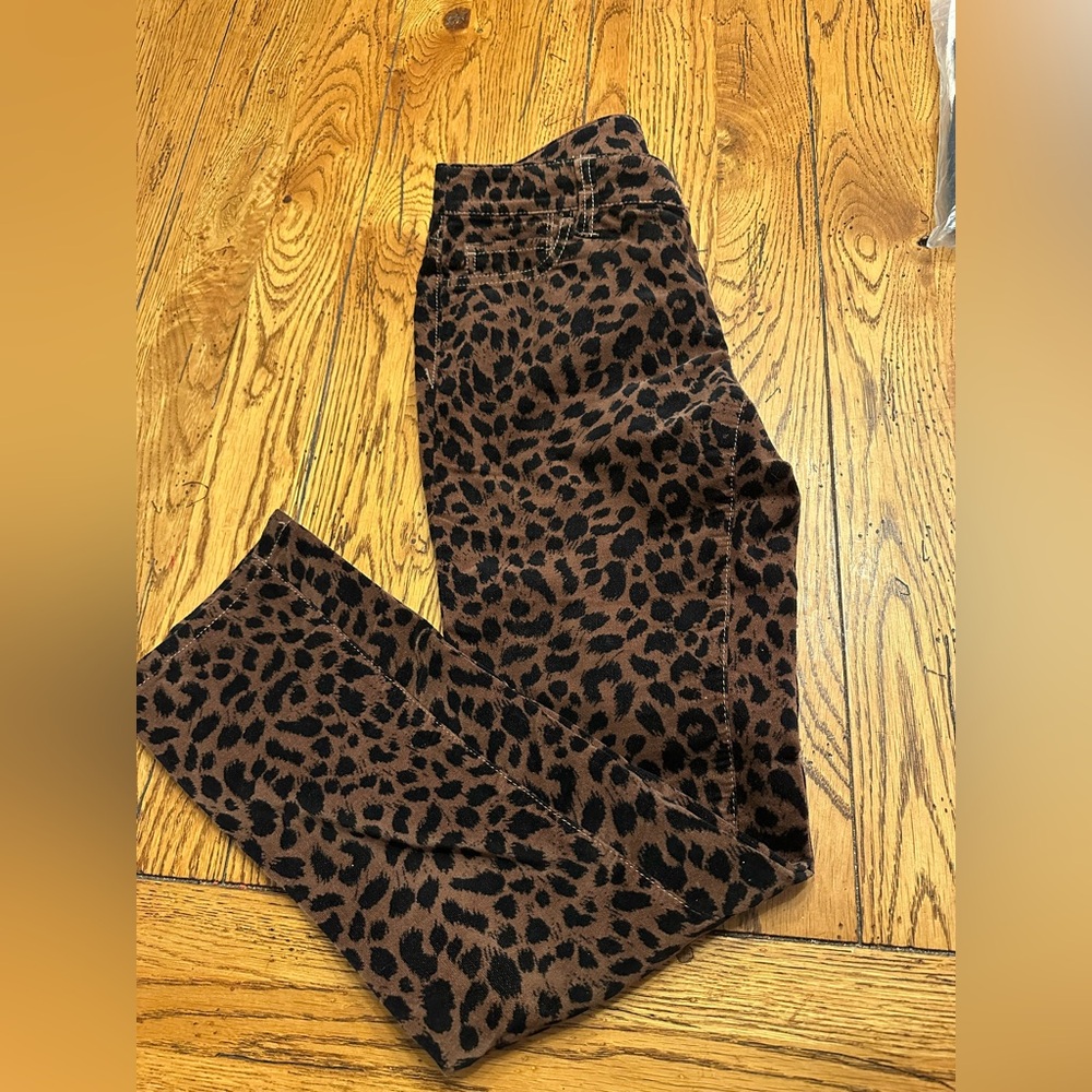 Ann Taylor Loft Sz 4p Cheetah Pants